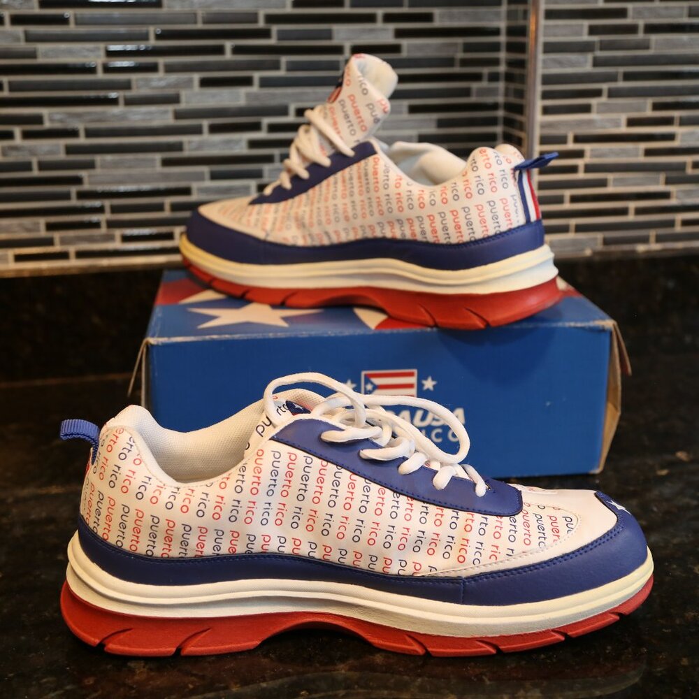 Puerto Rico Mega USA Sneakers Size "UK 10" "European 44" "US 11"